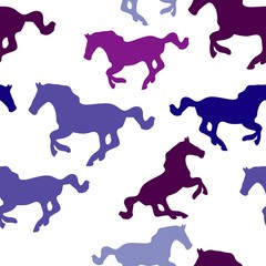 Seamless horse pattern