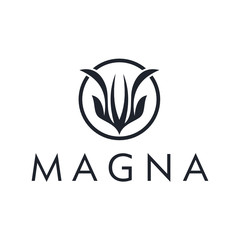 Abstract premium linear vector logotype. Motion wave flow logo symbol. - Vector