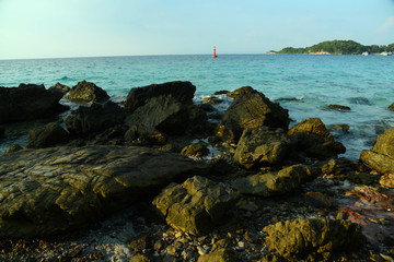 Traumstrand an der Küste von Thailand