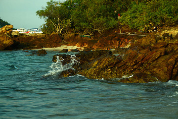 Traumstrand an der Küste von Thailand