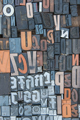 Alphabet print letters character