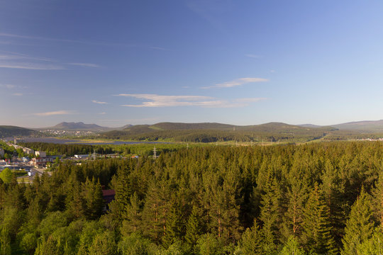 russian ural town zlatoust