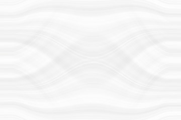 Graphic symmetrical pattern for wallpaper and packaging for various purposes. The background is gray and white with a gradient texture of stripes, lines, waves and geometric shapes.
