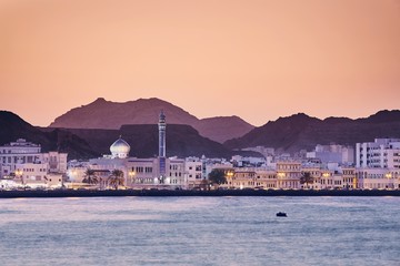Muscat at golden sunset © Chalabala