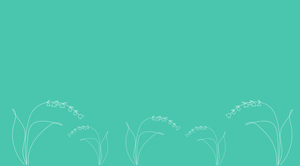 Spring background with flowers, floral composition, vector illustration.