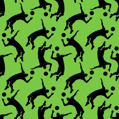 volley player seamless pattern vector