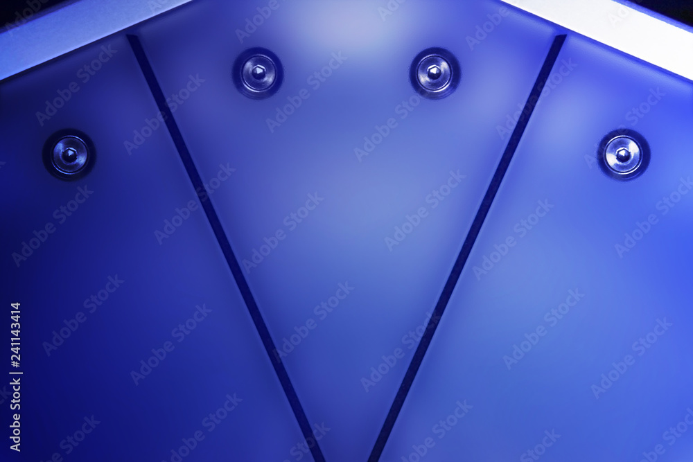 Poster glass furniture fronts or doors. abstract macro material photo background with geometric structure o