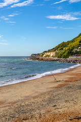 Fototapeta na wymiar The beach at Ventnor, on the Isle of Wight