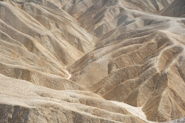Sand Dunes at Zabriskie Point in Death Valley NP