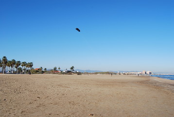 Kite Flying, Valencia Beach, Spain