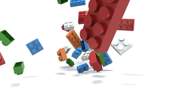 Plastic building blocks