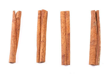 Set of different sticks of cinnamon