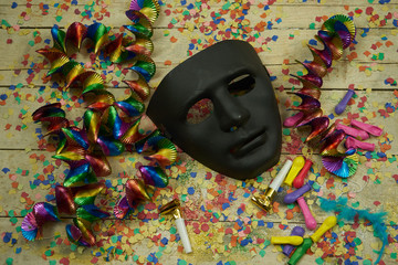 Maske Silvester Karneval