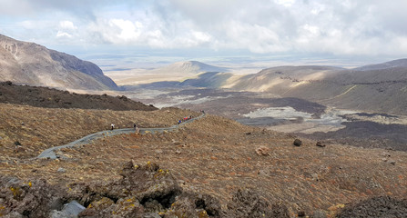 Tongariro Alpine Crossing one-day hike - New Zealand, NZ