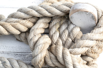 Mooring Rope in Harbour