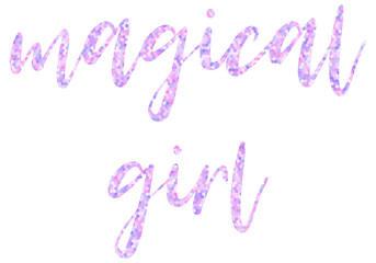 T-shirt print. Girl power quote or poster. Vector calligraphy phrase girl power. Vector banner calligraphy. Feminism quote, woman motivational slogan, feminist saying.