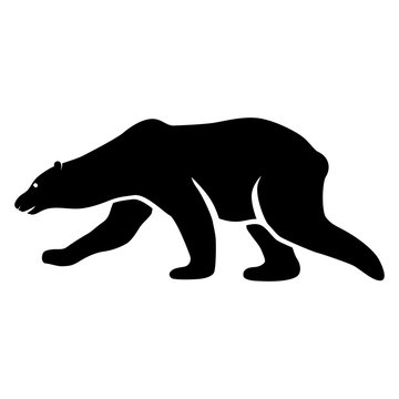 Eisbär, Bär, Tier, Logo, Aufkleber Label