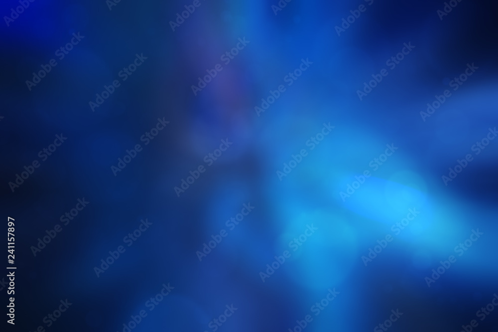 Poster soft and blurred dark blue abstract gradient background with bokeh.