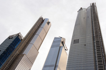Obraz premium New modern skyscrapers in new york city