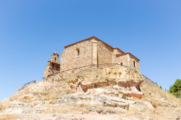Santa Maria del Castillo hermitage in Montamarta, province of Zamora, Spain