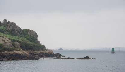 Littoral île de Bréhat Côtes d'Armor Bretagne France