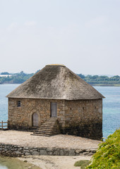 Moulin &agrave; mar&eacute;e du Birlot &icirc;le de Br&eacute;hat C&ocirc;tes d'Armor Bretagne France