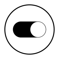 Switch button icon, simple design. Vector - Vector