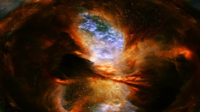 Three Dimensional Space Nebula 