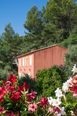 Traditional house in the Toulon region, in the south of France.