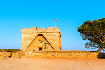 Punta de n'Amer Castle, Majorca, Spain