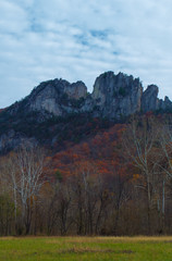 Seneca Rocks in Autumn, West Virginia