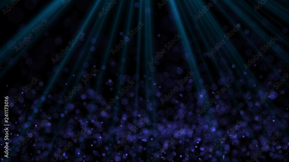 Poster dust particles. abstract background of particles. 3d rendering. dots background. futuristic digital 