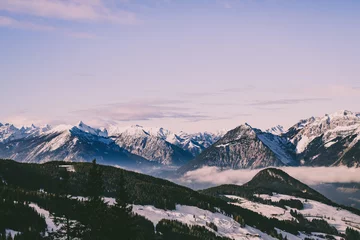 Fototapeten Lila Alps mountains  © Martin