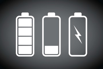 battery black charging levels