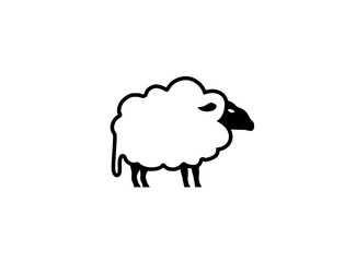 fluffy sheep logo design