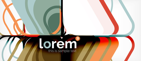 Geometric abstract background