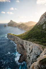 Scenic view on Cap de Formentor early in the morning, Mallorca island, Spain © ventura