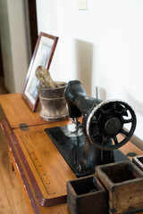 an old sewing machine 