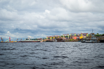 Fototapeta na wymiar Cities of Brazil - Manaus, Amazonas - City Views from Rio Negro