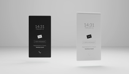 mobile phone 3d-illustration