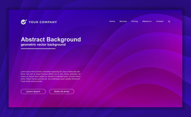 Fototapeta premium Trendy abstract purple background for your landing page design. Minimal background for for your website designs.