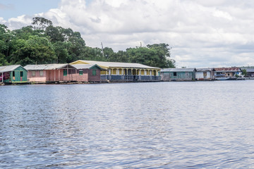 Fototapeta na wymiar Cities of Brazil - Manaus, Amazonia - Lago do Catalao Community
