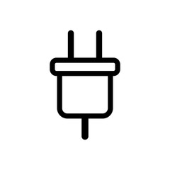 Electric plug icon