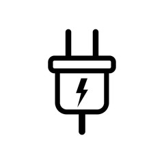 Electric plug icon