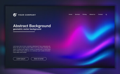 Trendy abstract liquid background for your landing page design. Minimal background for for website designs.