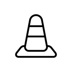 Road cone icon