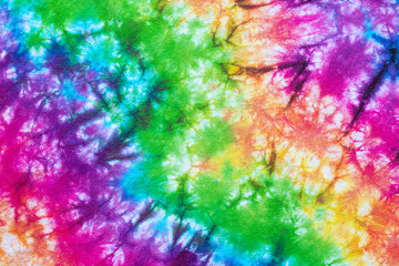 colorful tie dye pattern abstract background - obrazy, fototapety, plakaty
