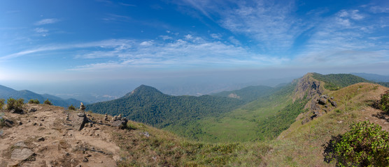 Mon Jong Summit Panorama ViewPoint in ChiangMai Thailand