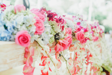 Bouquet of roses color, bridal wedding bouquet