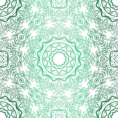 Floral Pattern, Green color Design. For Design background, paper, fashion print. Vector Illustration